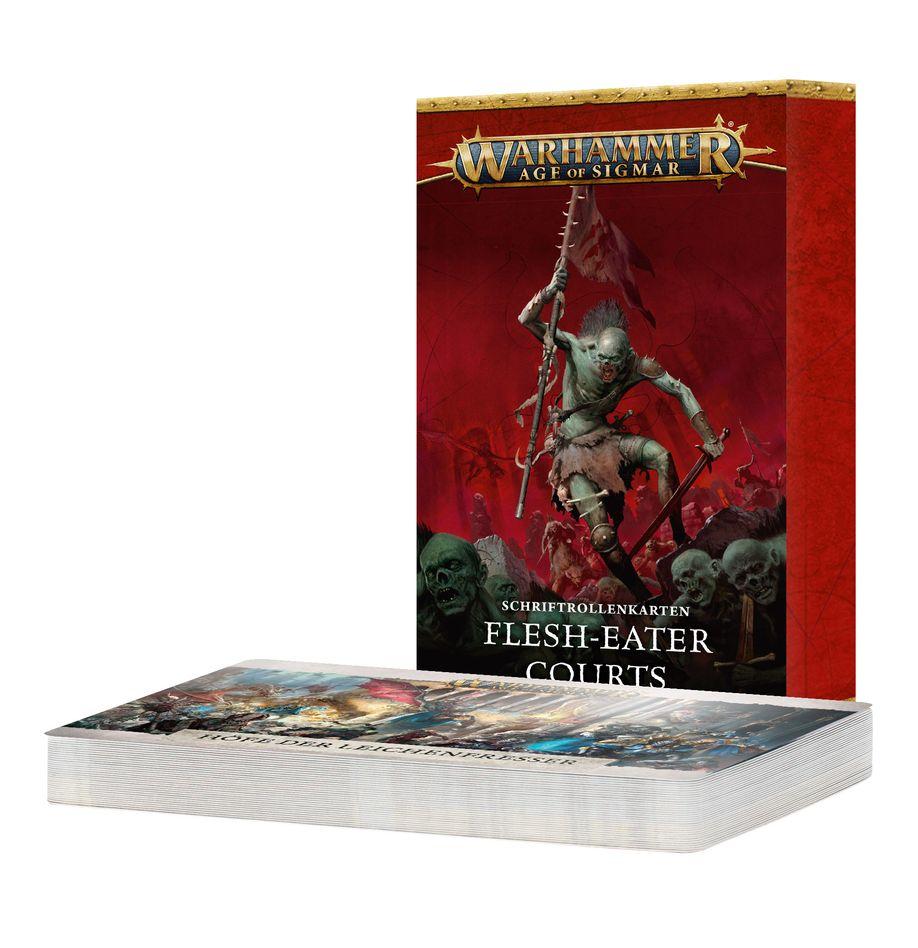 SCHRIFTROLLENKARTEN: FLESH-EATER COURTS (DE) 91-30-04) 4te Edition