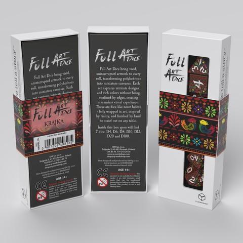 Q Workshop - Full Art Dice Set: Krajka