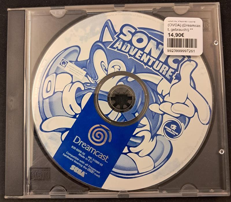 Sonic Adventure (nur CD) (Dreamcast, gebraucht) **