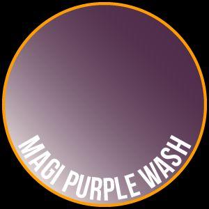 Two Thin Coats: Paint wash: Magi Purple Wash 