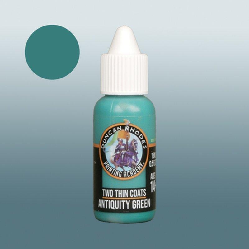 Two Thin Coats: Antiquity Green Midtone 