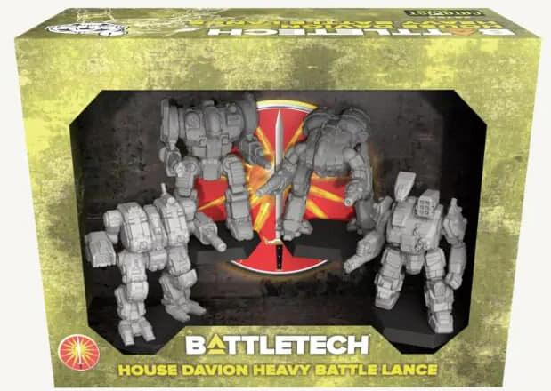 Battletech: House Davion Heavy Battle Lance EN