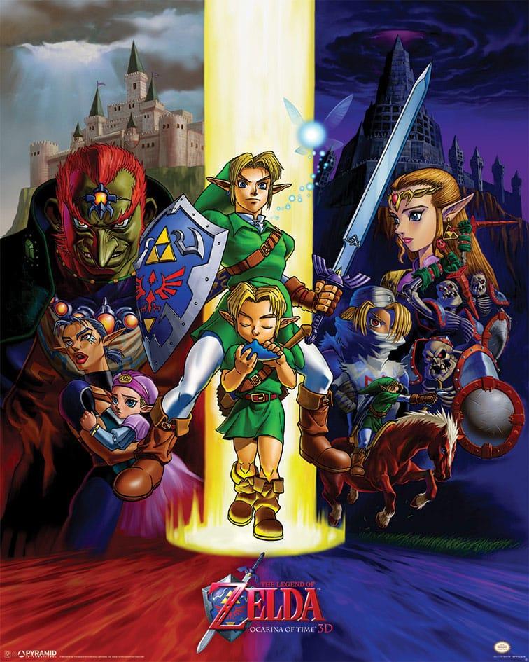 The Legend of Zelda: Poster Set Ocarina of Time (40 x 50 cm)