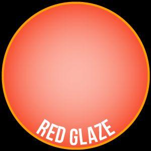 Two Thin Coats: Paint glaze: Red Glaze 