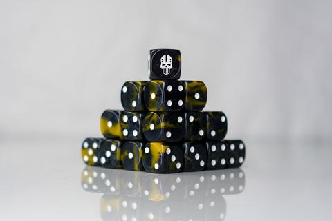 Iron Skull D6 Sci-Fi Dice 20Stk