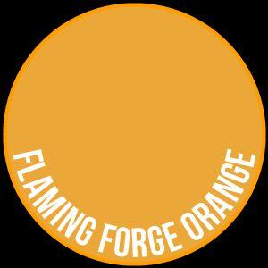 Two Thin Coats: Paint bright: Flaming Forge Orange 