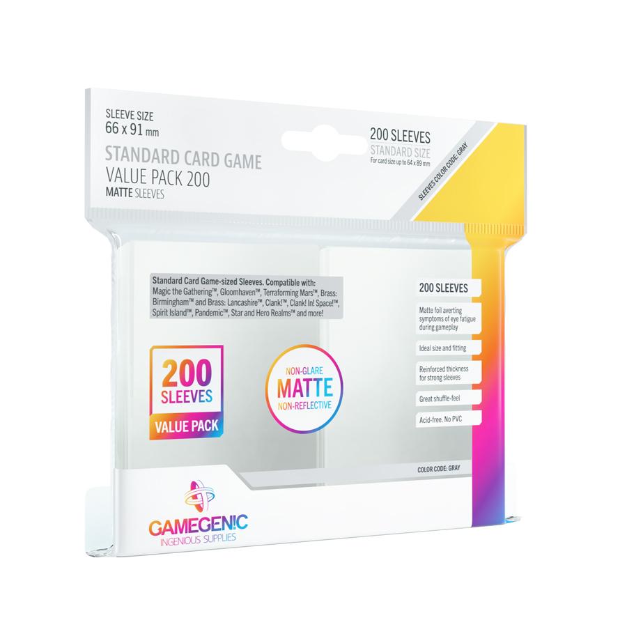 Gamegenic - Value Pack 200 - Matte Sleeves