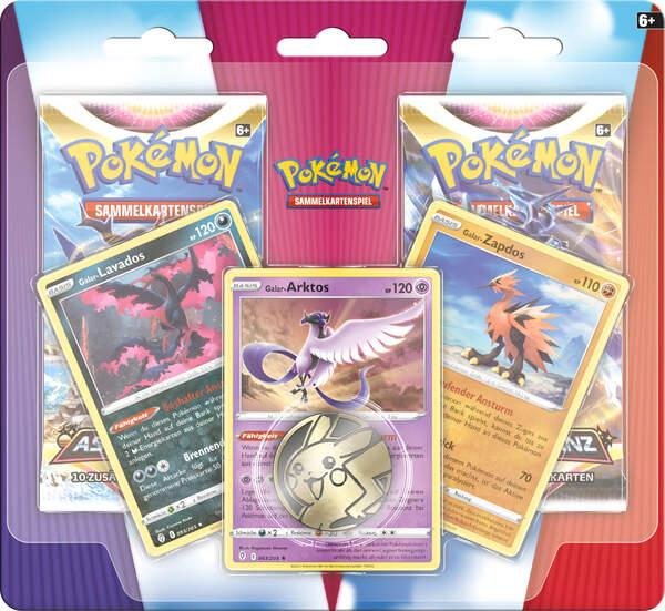 PKM Enhanced 2-Pack August 2022 Pikachu Pin DE