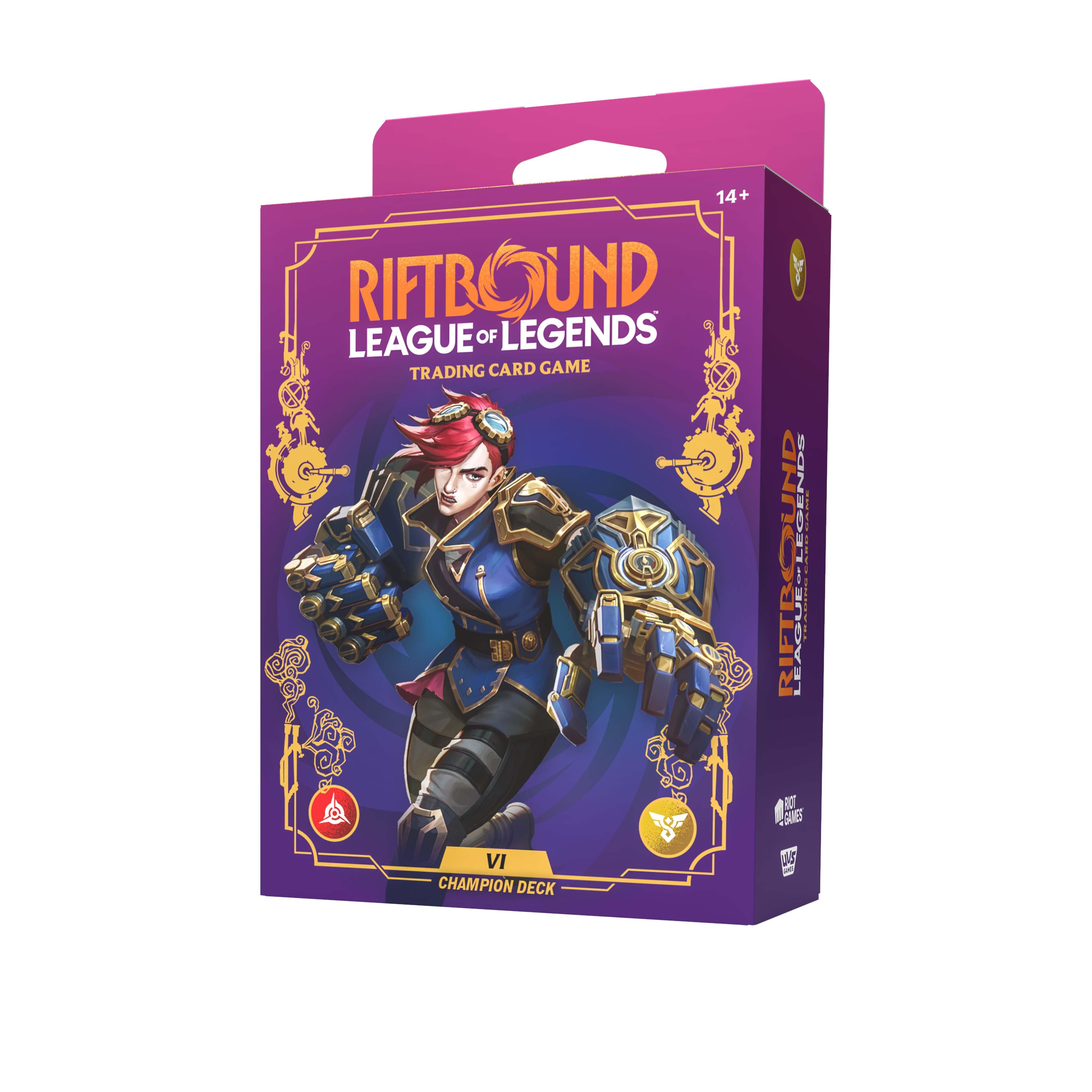 Riftbound: League of Legends TCG - Unleashed Champion Deck Vi Display (4) EN