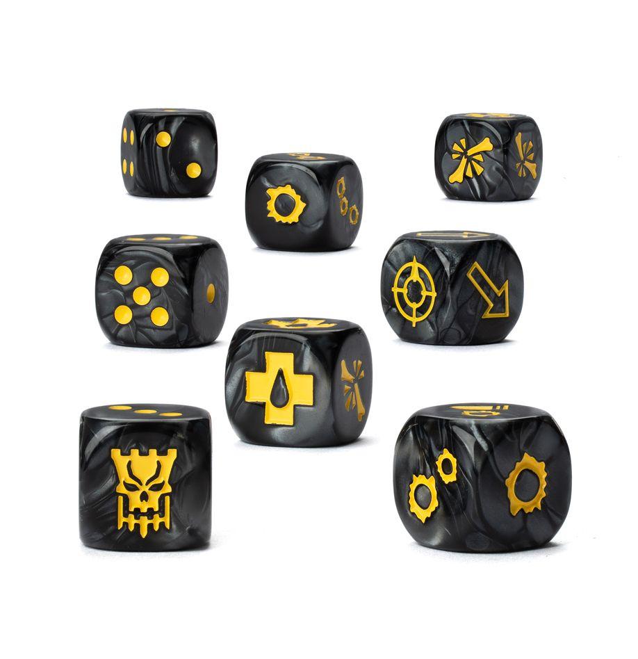 NECROMUNDA:BASTIONS OF LAW GANG DICE SET (301-51)