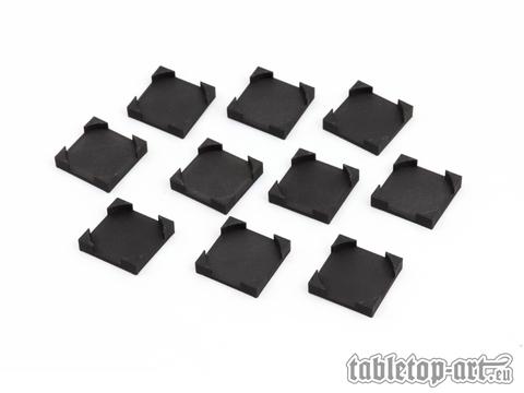 Bases Converters - 25mm Round to Square Bases Converters - 25mm Round to Square