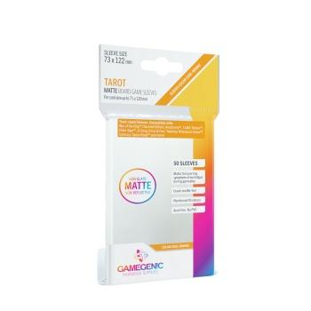 Gamegenic - MATTE Tarot-Sized Sleeves 73 x 122 mm - Clear (50 Sleeves)