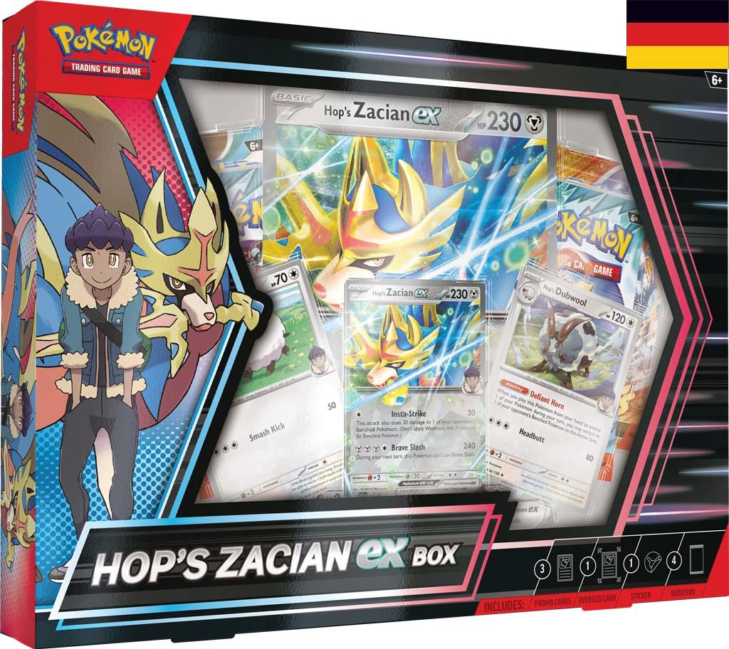 Pokémon Hops Zacian-ex Kollektion DE B-Ware