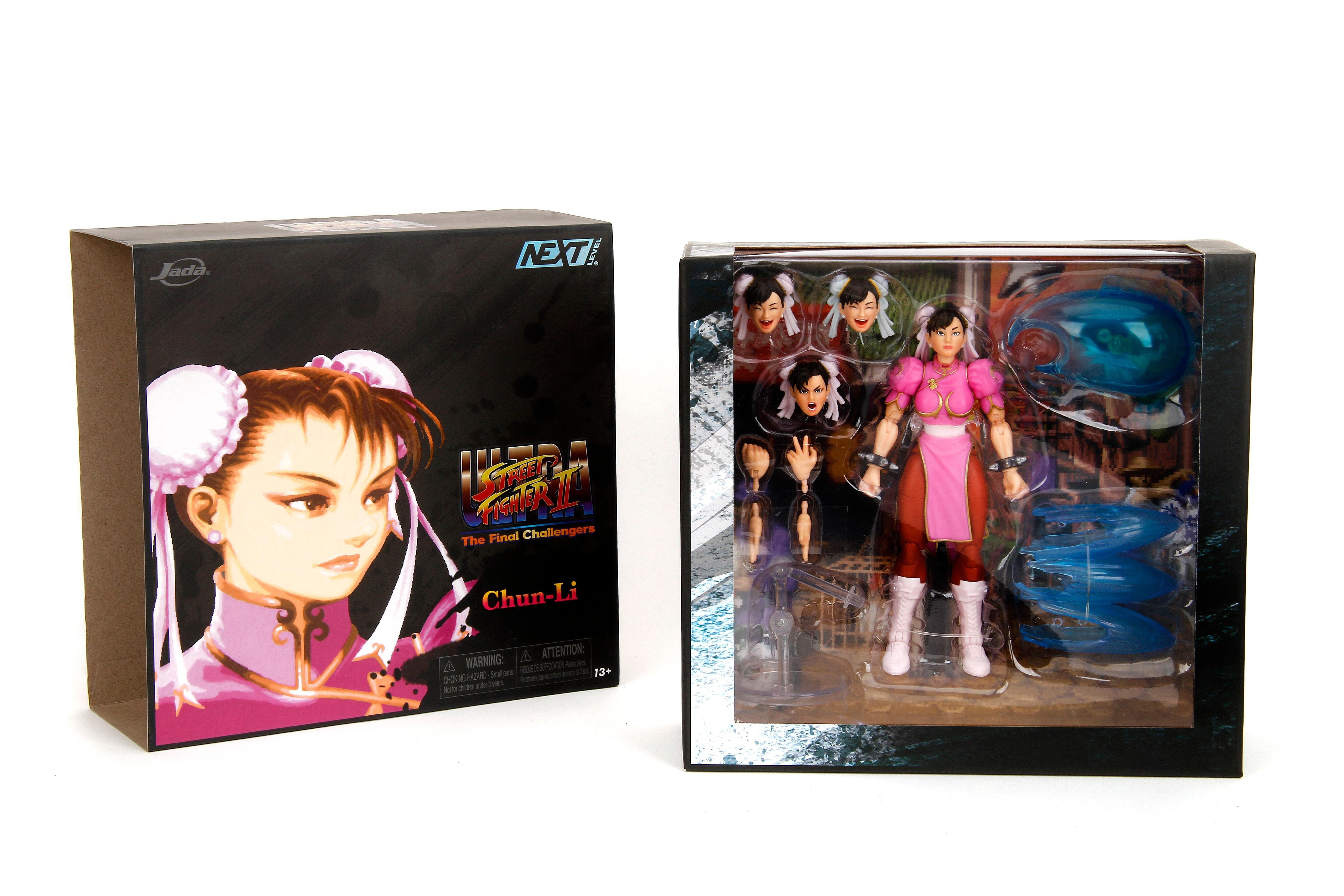 Street fighter 2 chun-li pink dress - sdcc de luxe action figure scale 1:12