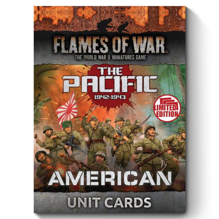 The Pacific: American Unit Cards (x36) - Limited Edition