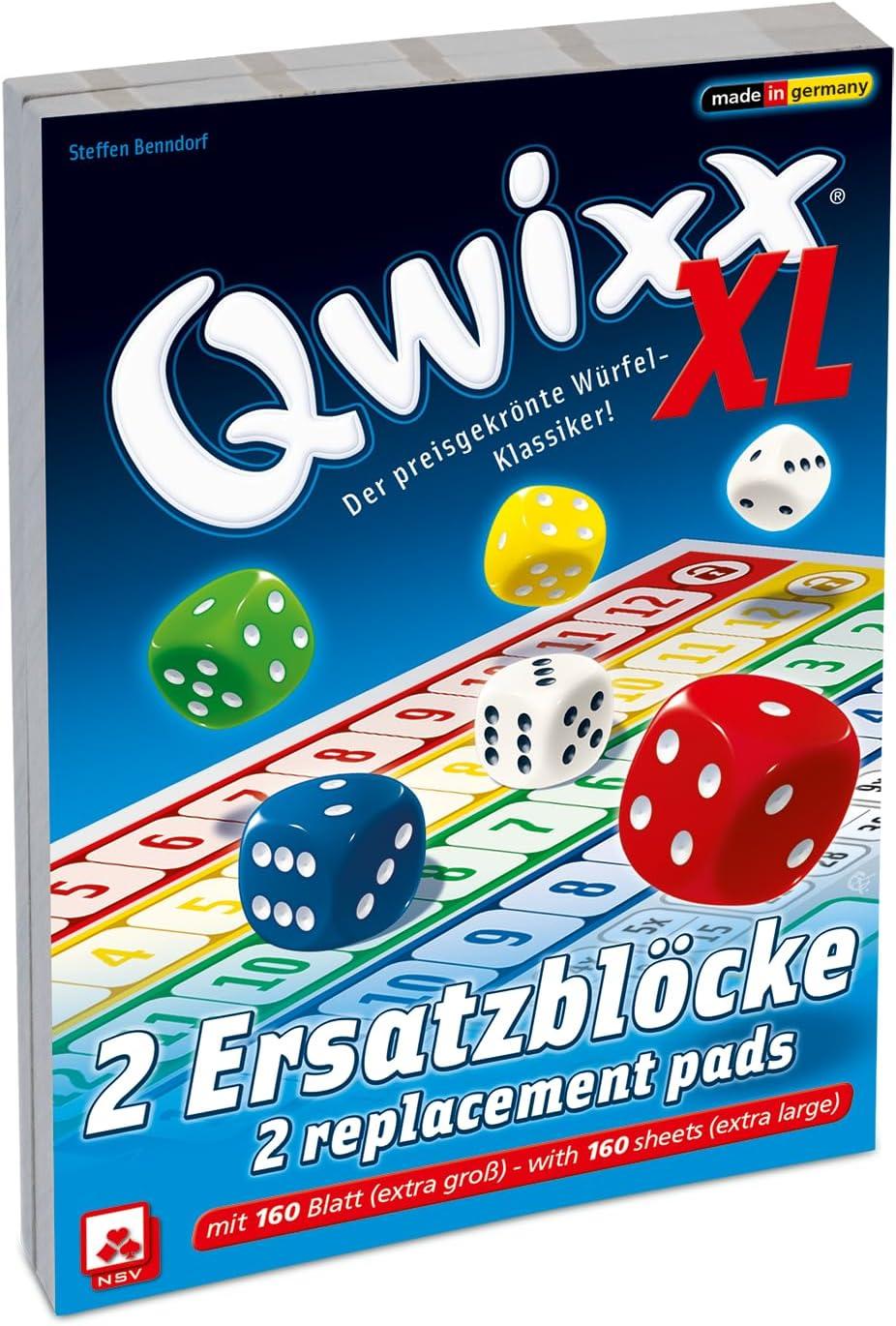 Qwixx Connected XL - Zusatzblöcke (2er Set) DE/EN/ES/FR/IT