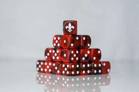 Fleur De Lis D6 Sci-Fi Dice 20Stk