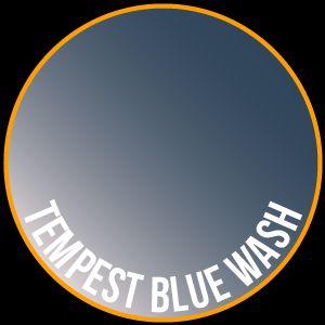 Two Thin Coats: Paint wash: Tempest Blue Wash 