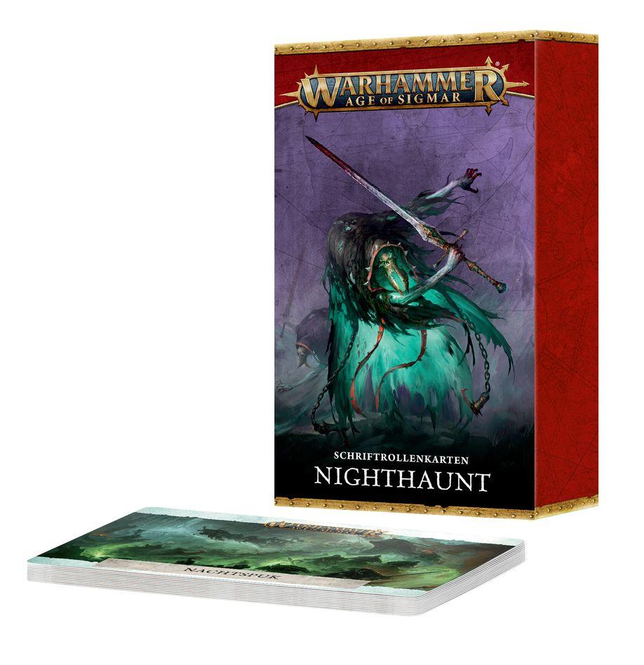 SCHRIFTROLLENKARTEN: NIGHTHAUNT (DEUTSCH (91-15-04) 4te Edition