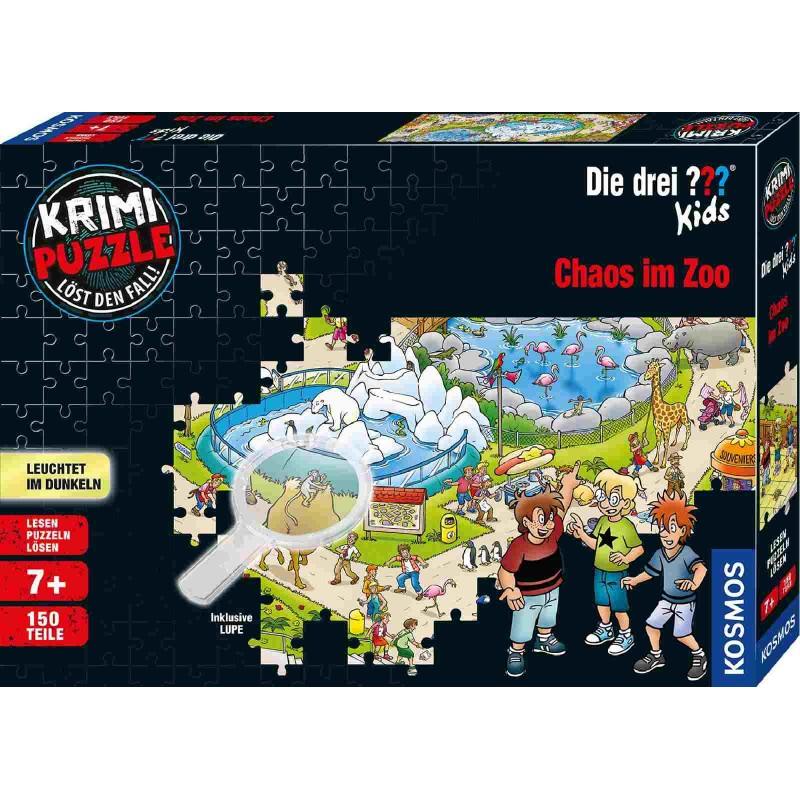 Krimipuzzle - Die drei ??? Kids - Chaos im Zoo