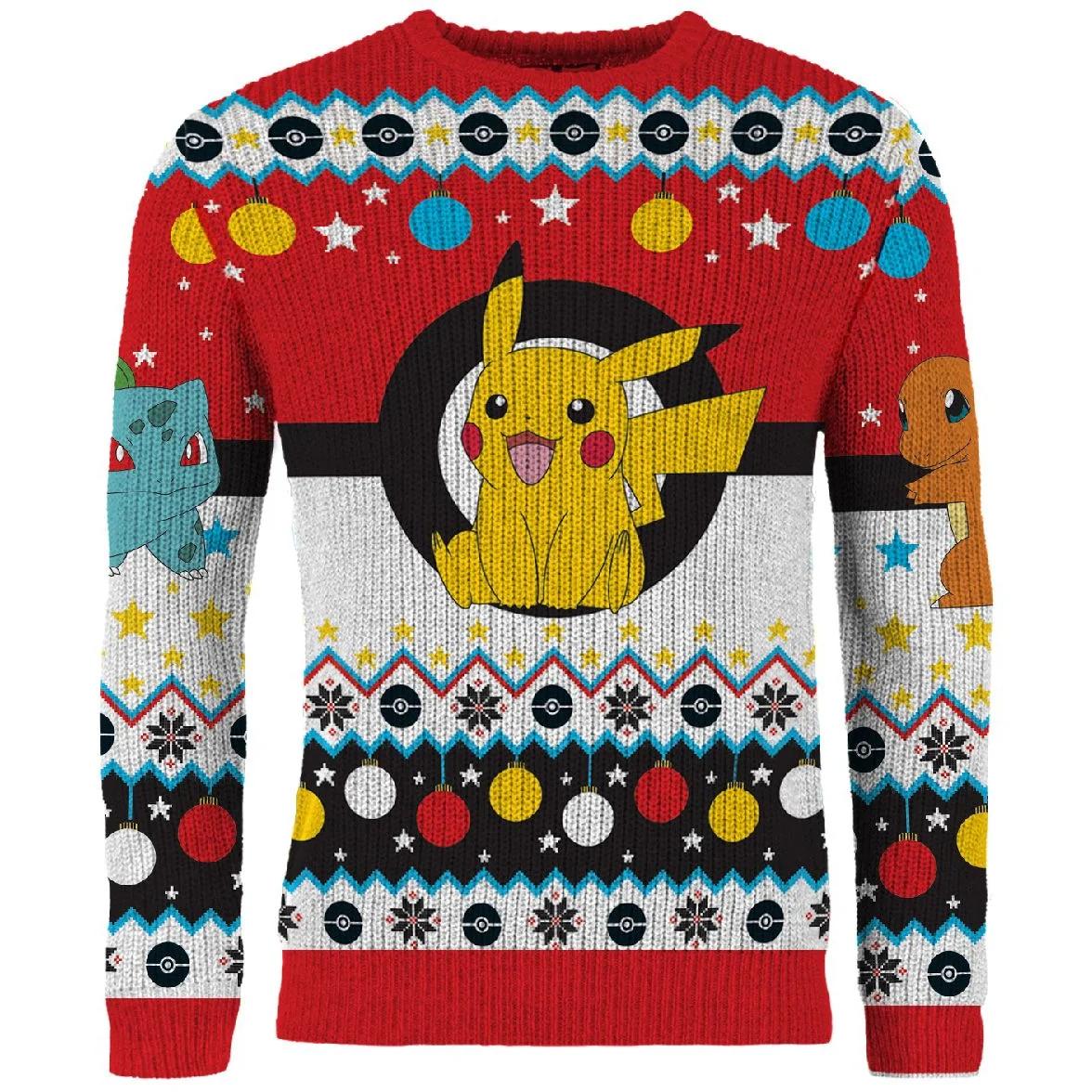 Pokemon Christmas Jumper - Größe: XS