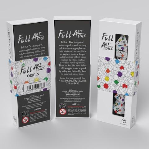 Full Art Dice Set: Origin