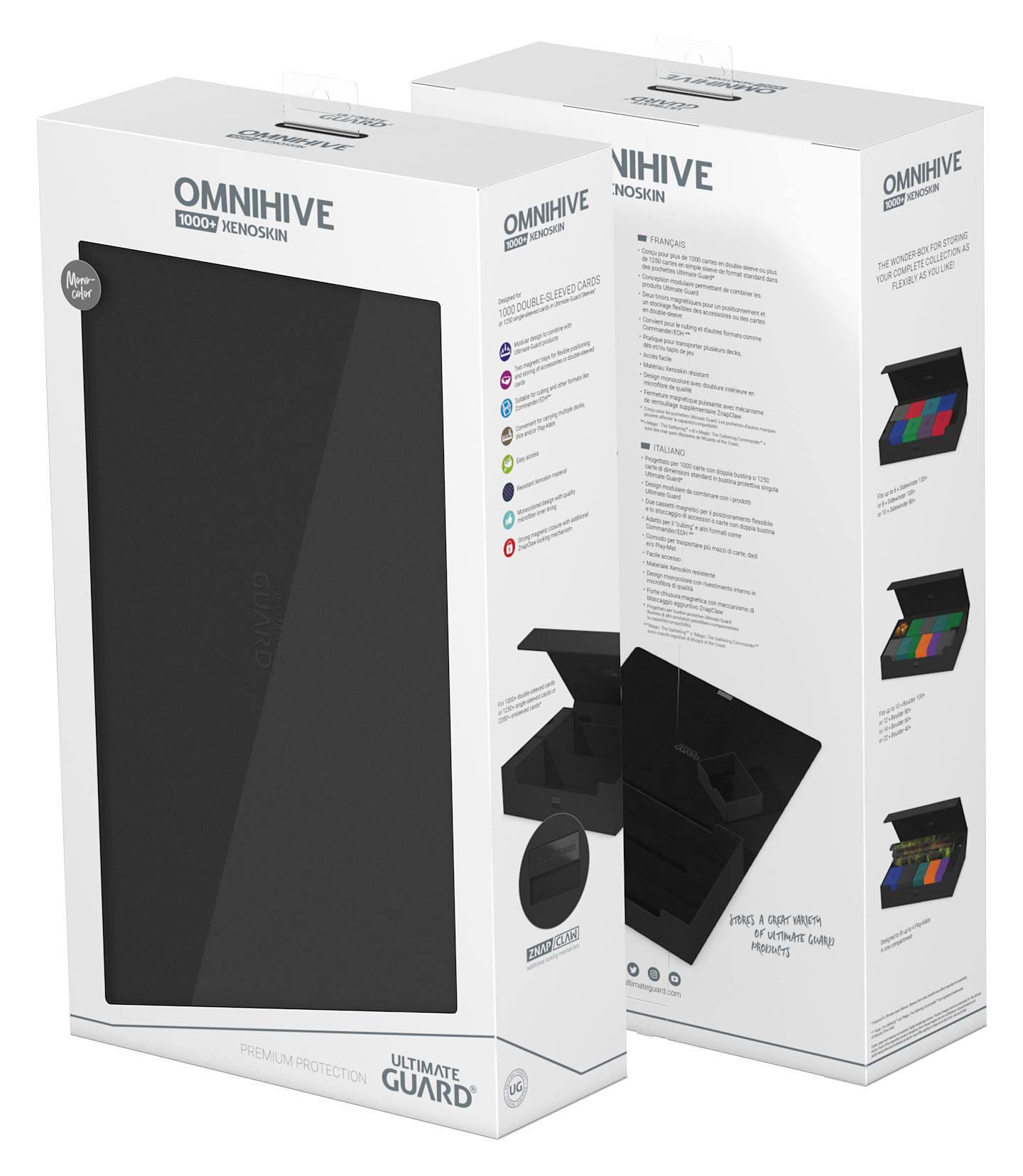 Ultimate Guard Omnihive 1000+ XenoSkin Schwarz B-Ware
